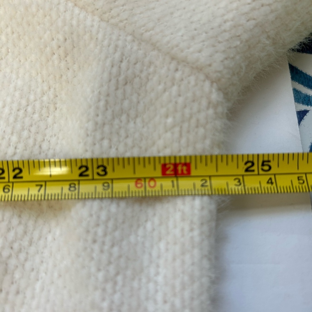 STOOSH / NWT/ Cream Long Coat with Black Trim / sold at Buckle/ S and XL - Picture 14 of 14